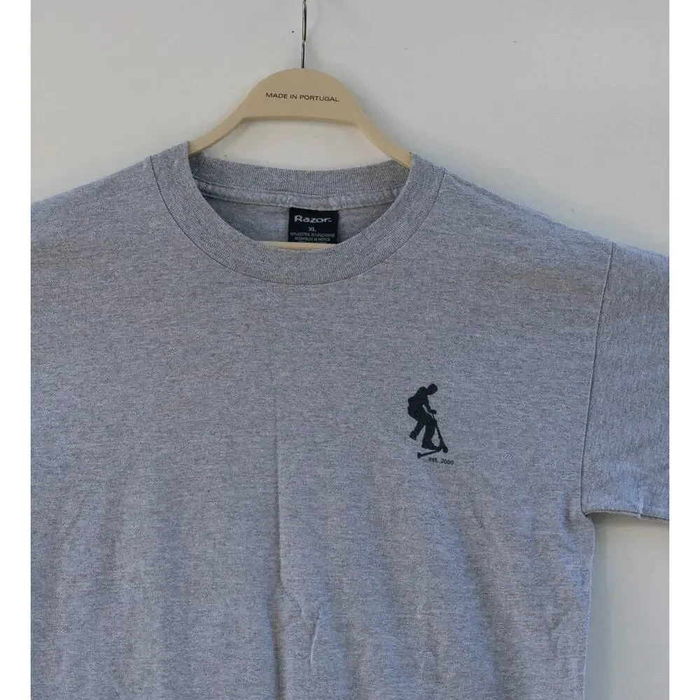 Y2K 2000 Vintage Razor Scooter Shirt Size Big Kid‎ XLarge Cyber Mall Skate